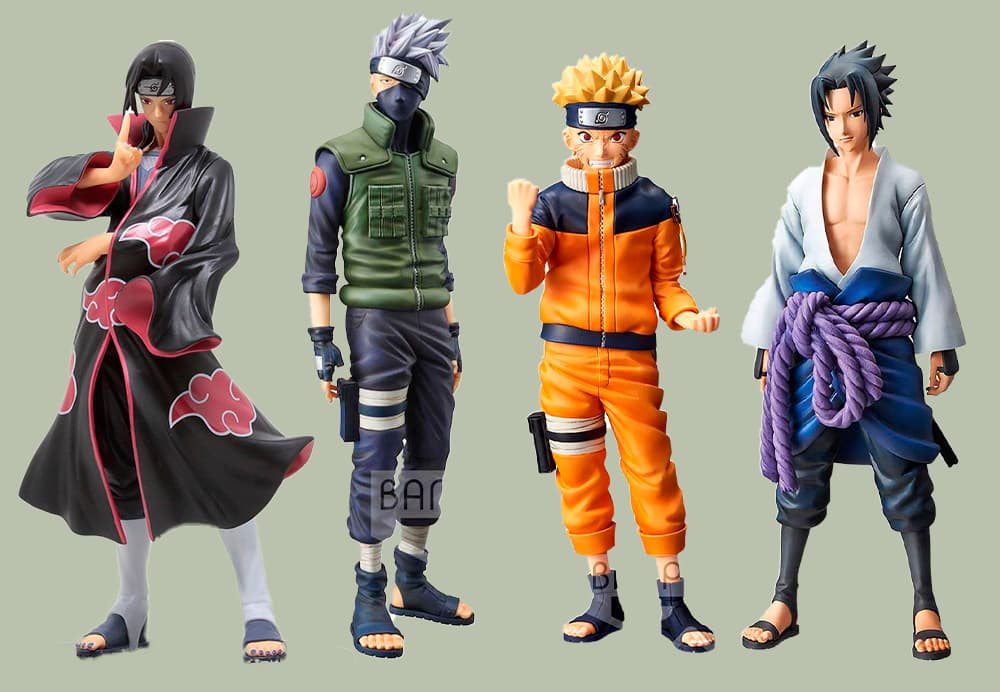 naruto shippuden figuras