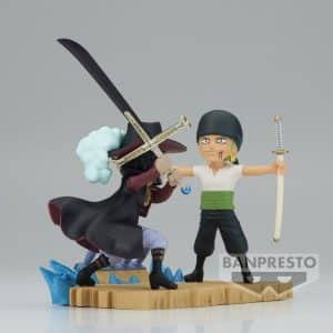 Figura Roronoa Zoro Vs Dracule Mihawk One Piece - World Collectable - Log Stories 7cm