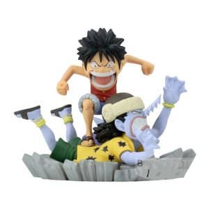 Figura Monkey D. Luffy Vs Arlong One Piece - World Collectable Log Stories 7cm