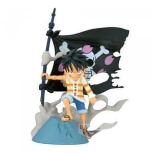 Figura  Monkey D. Luffy One Piece - World Collectable Log Stories 8cm