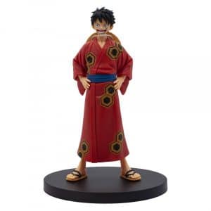 Figura Monkey D. Luffy One Piece - Dxf The Grandline Series Wanokuni - Yukata Ver.16cm