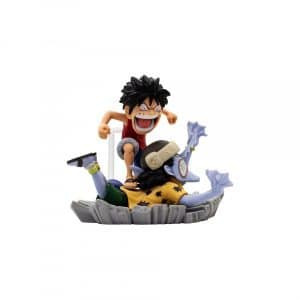 Figura Monkey D. Luffy Vs Arlong One Piece - World Collectable Log Stories 7cm