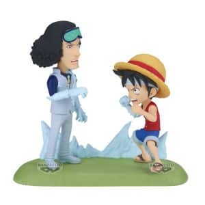 Figura Monkey D. Luffy Vs Kuzan One Piece - World Collectable Log Stories 9cm