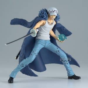 Figura Banpresto Trafalgar Law One Piece, Battle Record, 15 Cm, PVC, Da Collezione
