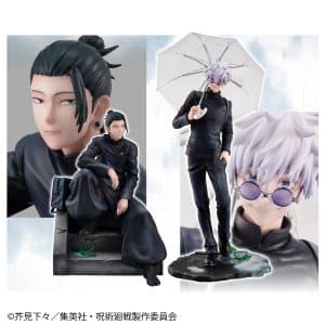 Figura Satoru Gojo & Suguru Geto (Kosen Ver) Jujutsu Kaisen Set - Megahouse (With Gift)