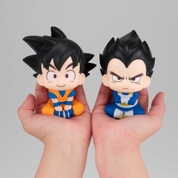Figura Lookup Goku (Mini) & Vegeta (Mini) Dragon Ball Daima - Set (With Gift) - Megahouse