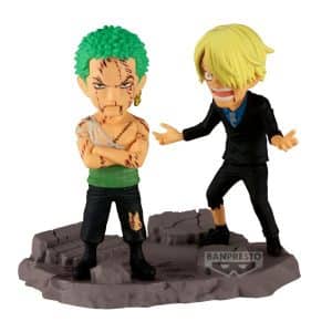 Figura Roronoa Zoro & Sanji "...Nothing...At All!!!" One Piece - World Collectable Log Stories 8cm