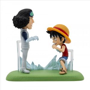 Figura Monkey D. Luffy Vs Kuzan One Piece - World Collectable Log Stories 9cm