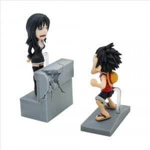 Figura Monkey D. Luffy & Nico Robin One Piece - World Collectable Log Stories 10cm