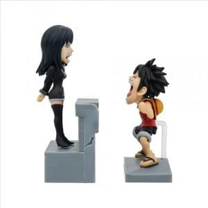 Figura Monkey D. Luffy & Nico Robin One Piece - World Collectable Log Stories 10cm