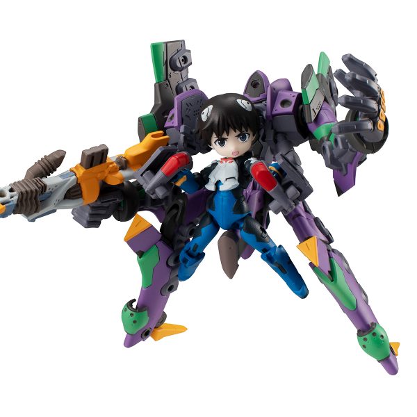 Figura Ikari Shinji & Evangelion No.1 Evangelion: New Theatrical Edition - Desktop Army - Megahouse