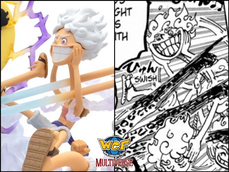 Luffy Gear 5 Banpresto WCF en exposición