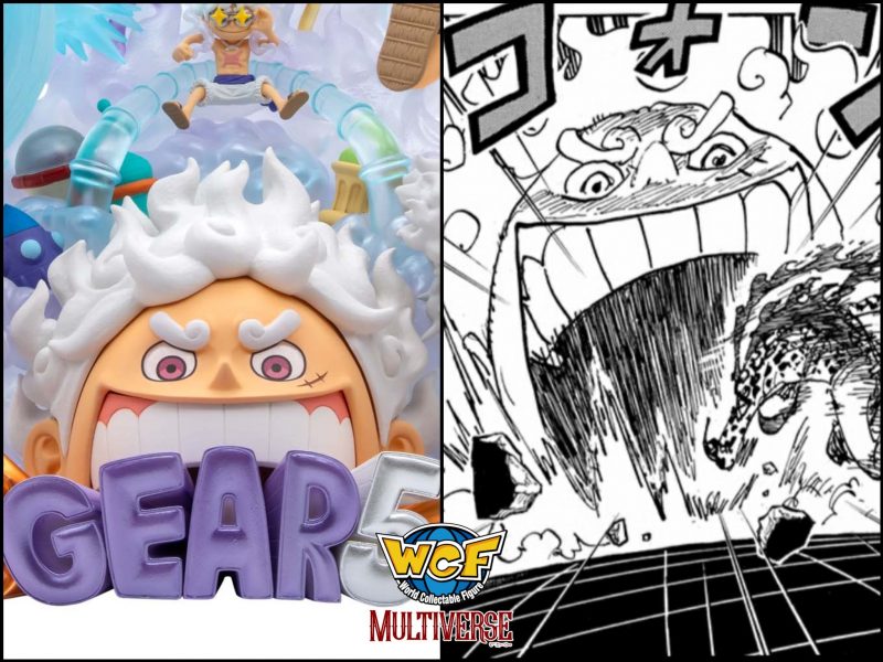 Luffy Gear 5 Banpresto figura lateral