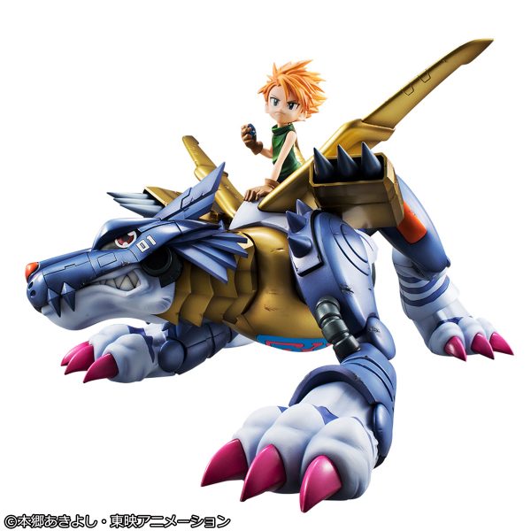 Figura Metal Garurumon & Ishida Yamato Digimon Adventure - Precious G.E.M. Series - Megahouse