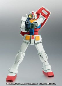 Figura articulada RX‑78‑2 Gundam ver. A.N.I.M.E. Reissue <SIDE MS> Tamashii Nations - 13cm, ABS/PVC
