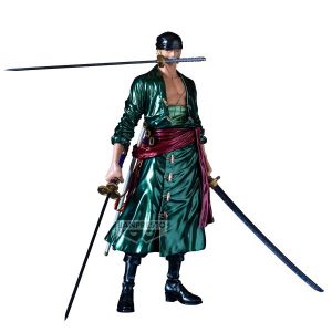 Figura Roronoa Zoro (The Metallic) One Piece - Premium 30cm