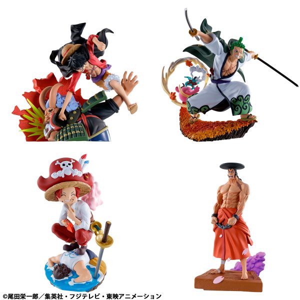 Figura Pettitrama Series Logbox Re Birth One Piece Wano Kuni Vol.1 Set - Megahouse