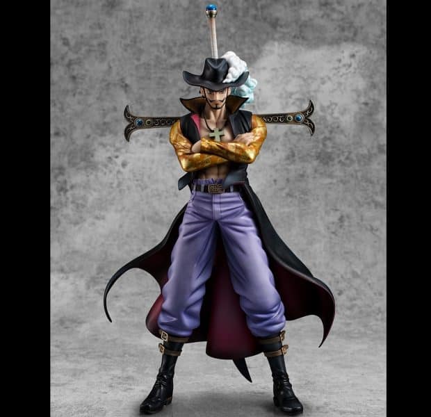 Figura Hawk Eye Dracule Mihawk Ver.R One Piece - Portrait Of Pirates - SA-LIMITED - Megahouse