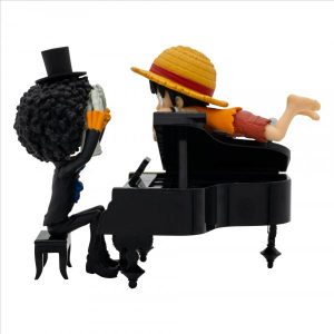 Figura Monkey D. Luffy & Brook One Piece - World Collectable Log Stories - 