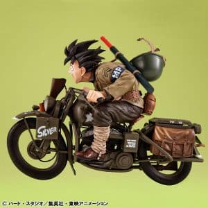Figura Goku & Bike Dragon Ball Z - DESKTOP REAL McCOYEX - Megahouse
