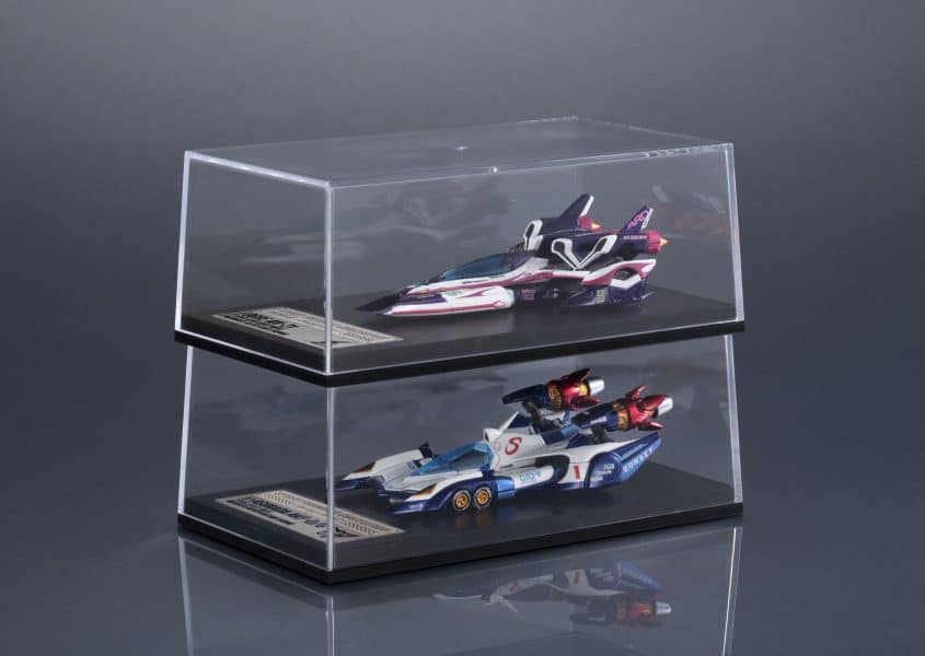 Figura V Asurada AKF-0／G Spiral Boost Mode & OGRE AN-21 Super Aero Boost Mode Set (with gift) Future GPX Cyber Formula SIN - Cyber Formula Collection Heritage Edition - Megahouse