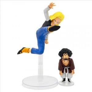 Figura Android 18 Vs Mr. Satan (Vs Mighty Mask) Dragon Ball Z - Match Makers 11 & 8cm