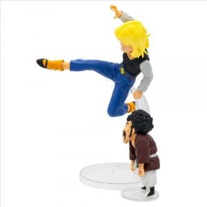 Figura Android 18 Vs Mr. Satan (Vs Mighty Mask) Dragon Ball Z - Match Makers 11 & 8cm