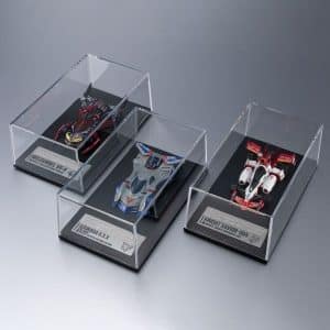 Figura Asurada G.S.X Aero Mode & Knight Savior 005 & Missionel Vr-4 Set Future Gpx Cyber Formula - Cyber Formula Collection -Heritage Edition- - Megahouse