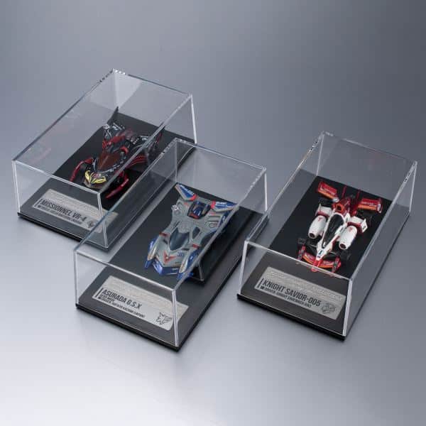 Figura Asurada G.S.X Aero Mode & Knight Savior 005 & Missionel Vr-4 Set Future Gpx Cyber Formula - Cyber Formula Collection -Heritage Edition- - Megahouse