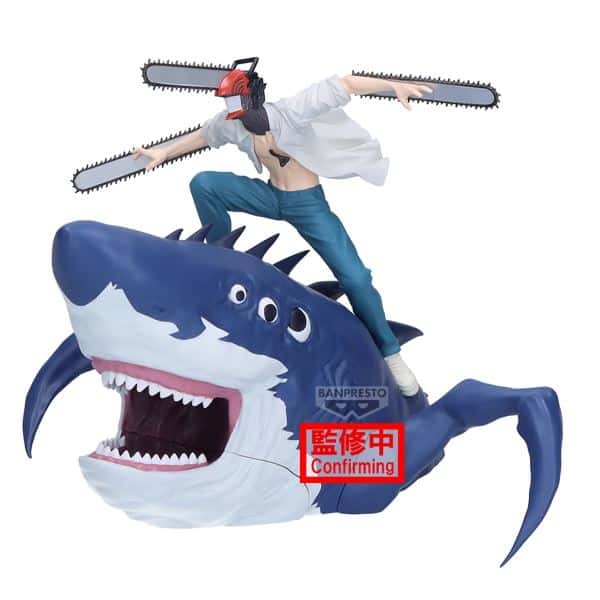 Figura Chainsaw Man & Beam (Shark Fiend) Chainsaw Man The Movie: Reze Arc Fl13cm