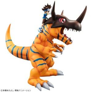 Figura Greymon & Taichi Yagami Digimon Adventure - Precious G.E.M. Series - Megahouse 25cm
