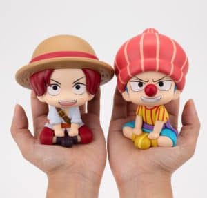 Figura Lookup Shanks & Buggy One Piece - Childhood Ver. (with gift) - Megahouse 11cm