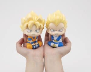 Figura Lookup Goku Super Saiyan (Mini) & Vegeta Super Saiyan (Mini) - Dragon Ball Daima (With Gift) - Megahouse 11cm