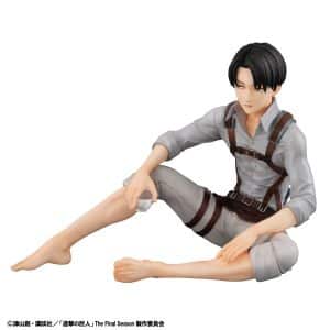 Figura Squad Captain Levi Attack On Titan - G.E.M. Series - Palm Size - Megahouse 9cm