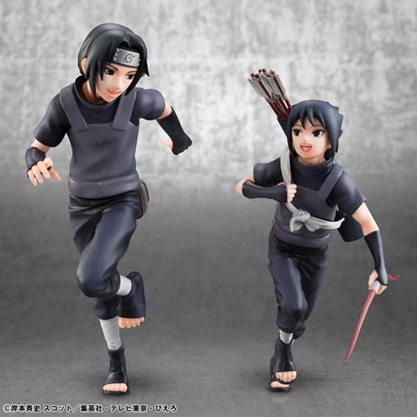 Figura Itachi Uchiha & Sasuke Naruto Shippuden - G.E.M. Series - Megahouse