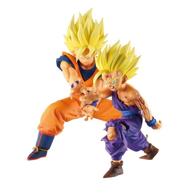 Figura Goku & Gohan Father-Son Kamehameha - Dragon Ball Z (Battle Of Gods) Masterlise Plus - Ichibansho 17 - 13cm