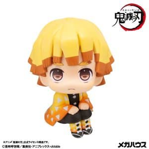 Figura Lookup Zenitsu Agatsuma Grumpy Ver. & Kaigaku - Demon Slayer: Kimetsu no Yaiba (with gift)  - Megahouse