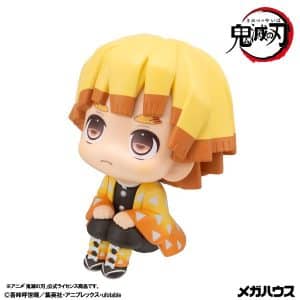 Figura Lookup Zenitsu Agatsuma Grumpy Ver. & Kaigaku - Demon Slayer: Kimetsu no Yaiba (with gift)  - Megahouse